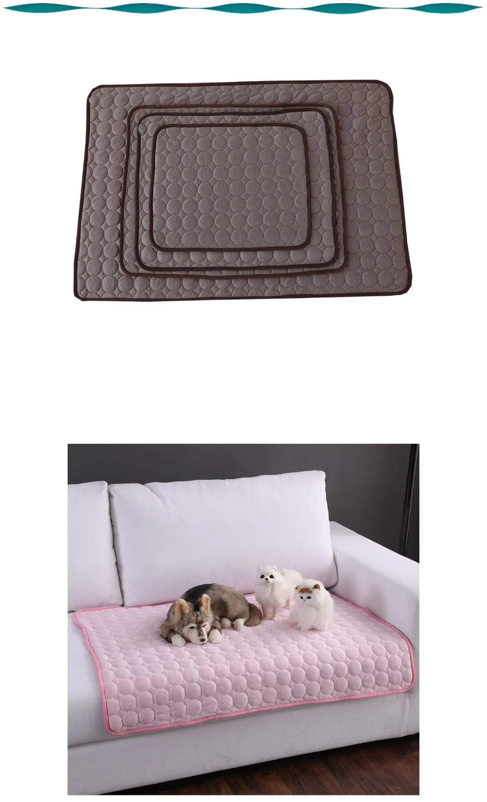 Dog Cooling Mat Summer Pet Cold Bed Extra Large For Small Big Dogs Pet Accessories Cat Durable Blanket Sofa Cat Ice Pad Blanket